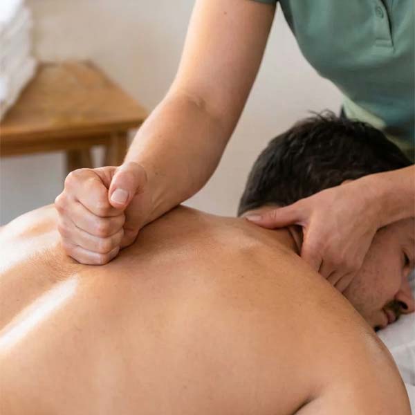 Therapeutic Massage Service Focused on Muscle Tension Relief and Relaxation